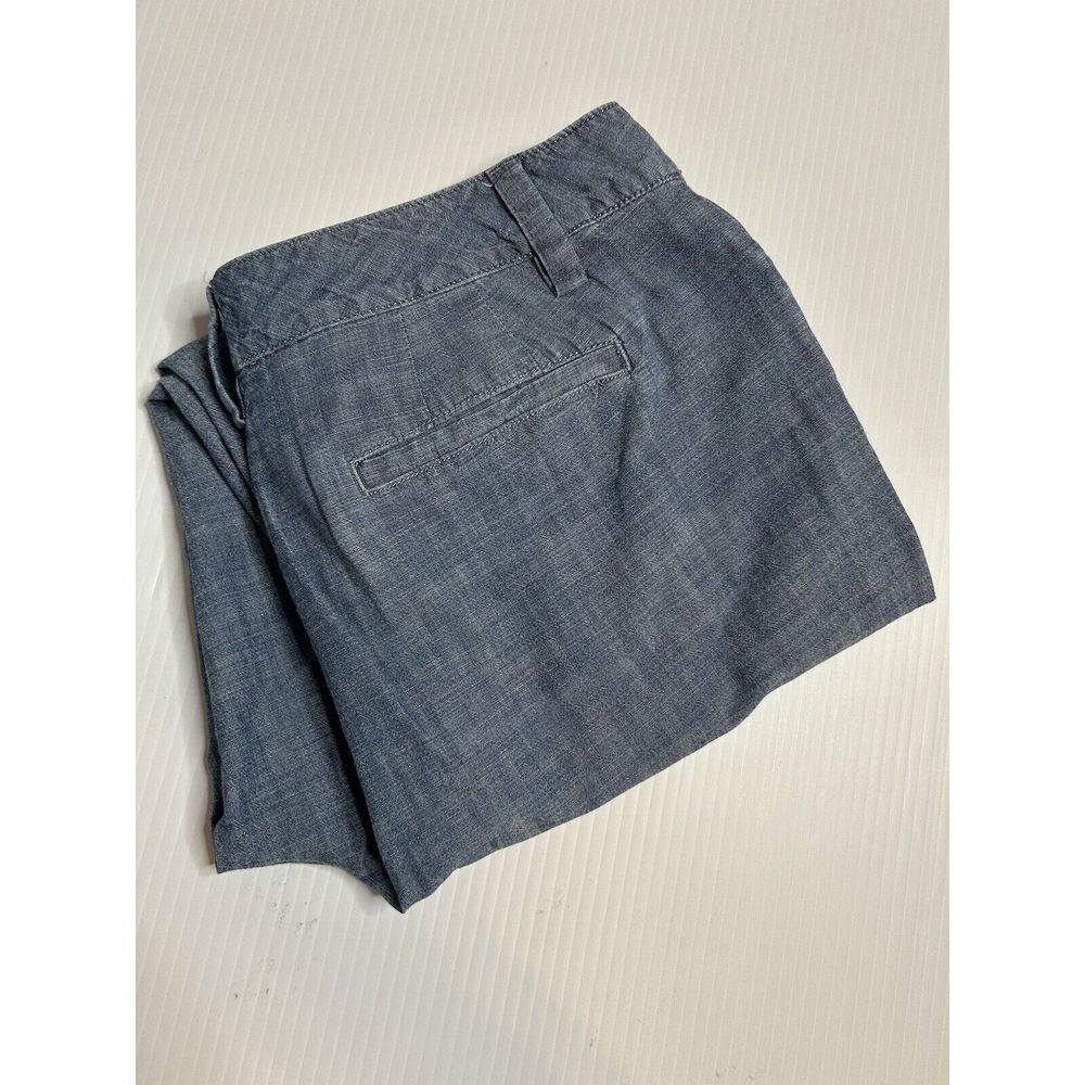 Lands End Women's Mid Rise‎ Slim Leg  Size 10 Blue Jean Straight Leg Ankle Pants